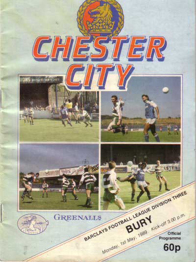Chestertourist.com - Chester City FC Old Program
